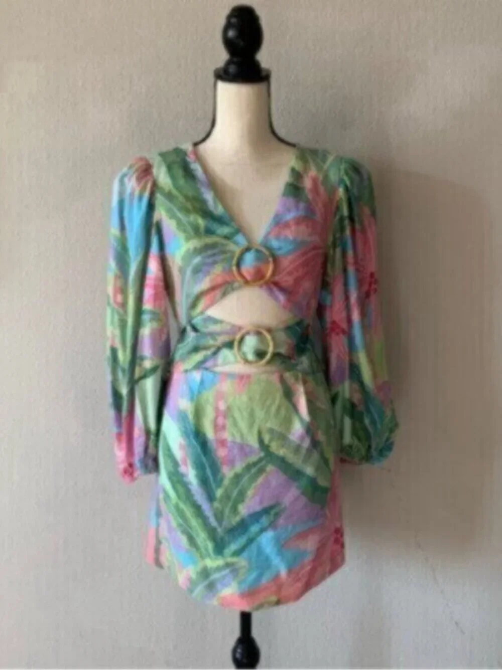NWT Farm Rio Beach Vibe Mini Dress - Picture 3 of 12